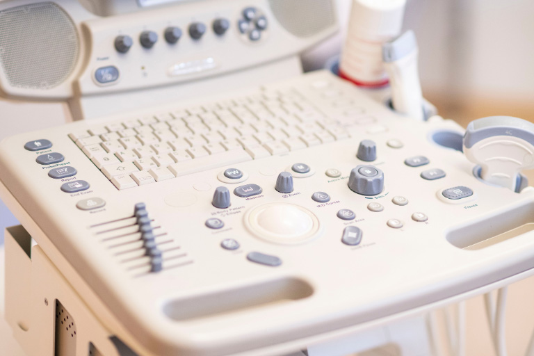 Nahaufnahme eines Ultraschallgerätes